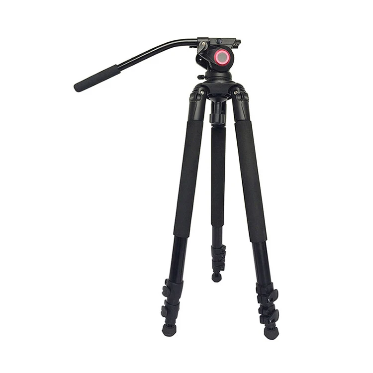 MTT702A Professional Aluminium Tripod Fluid Head And Camera Tripods