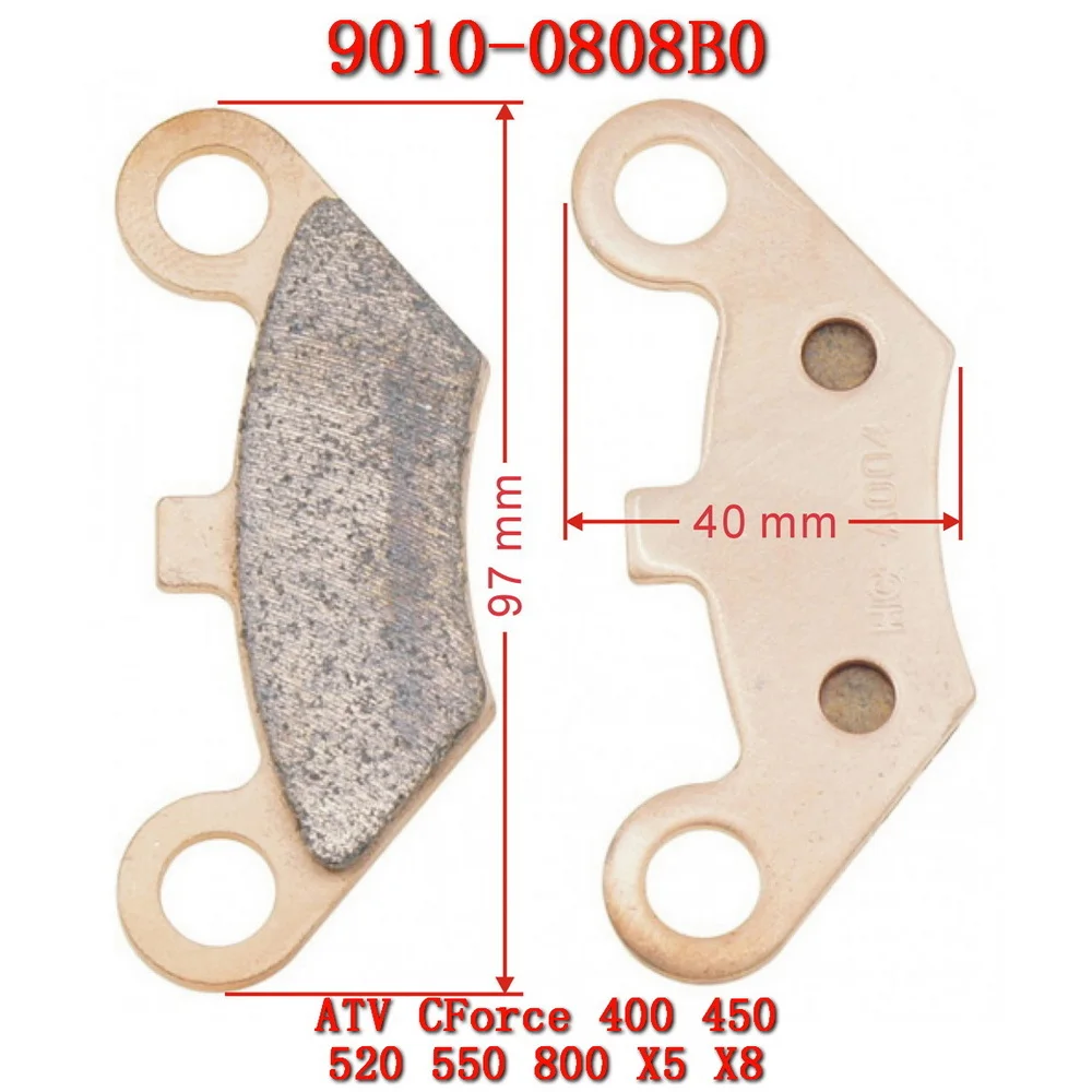 CF520 CF550 CF500ATR CF500AU ATV PART Sintered Front Brake Pad for 9010-0808B0 CFMoto CForce 550 atv parts & accessories