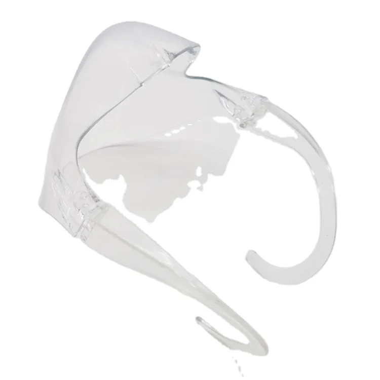 
Amozon Popular Mini ABS Acrylic Transparent face Screen Shield Mouth Clear Face Shield 