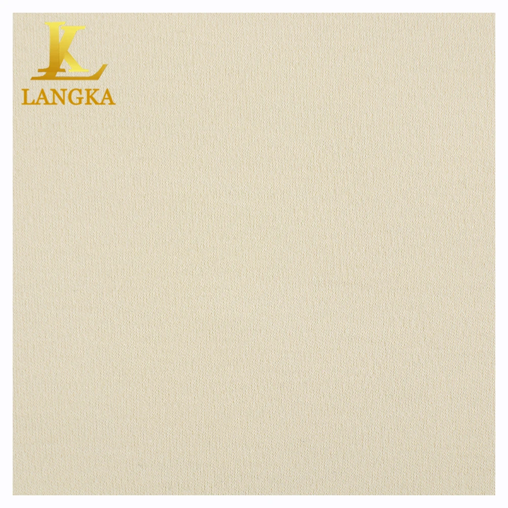 Langka 200gsm 100% jersey combed ring spun pure cotton solid interlock fabric for t shirt kids dresses baby clothing price kg