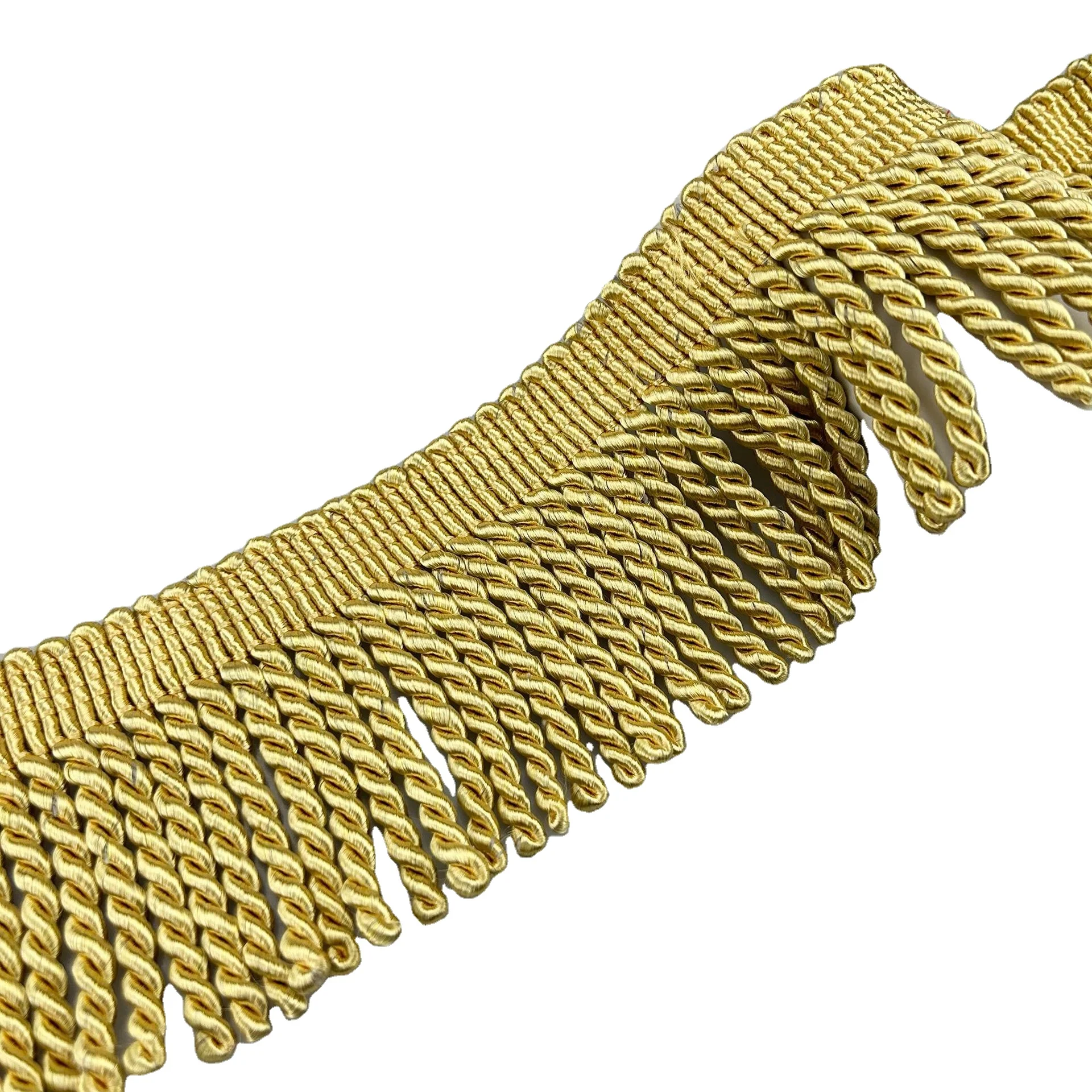 Furniture accessories decorative tassel  5.5CM  Polyester bullion fringe TRIM For Sofa Curtain