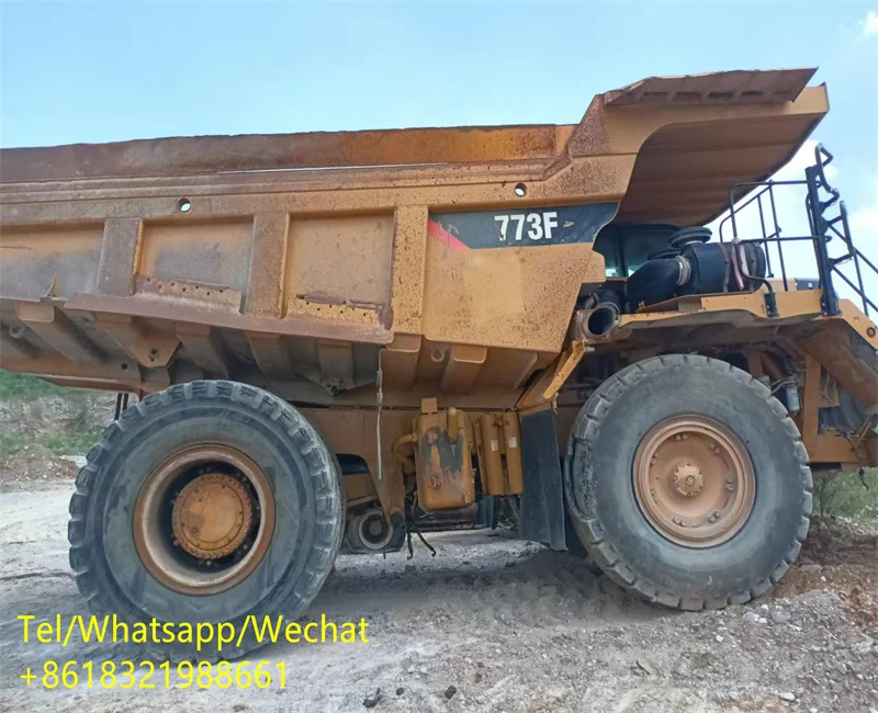 Б/у CAT 777F внедорожные карьерные самосвалы карьерный транспорт