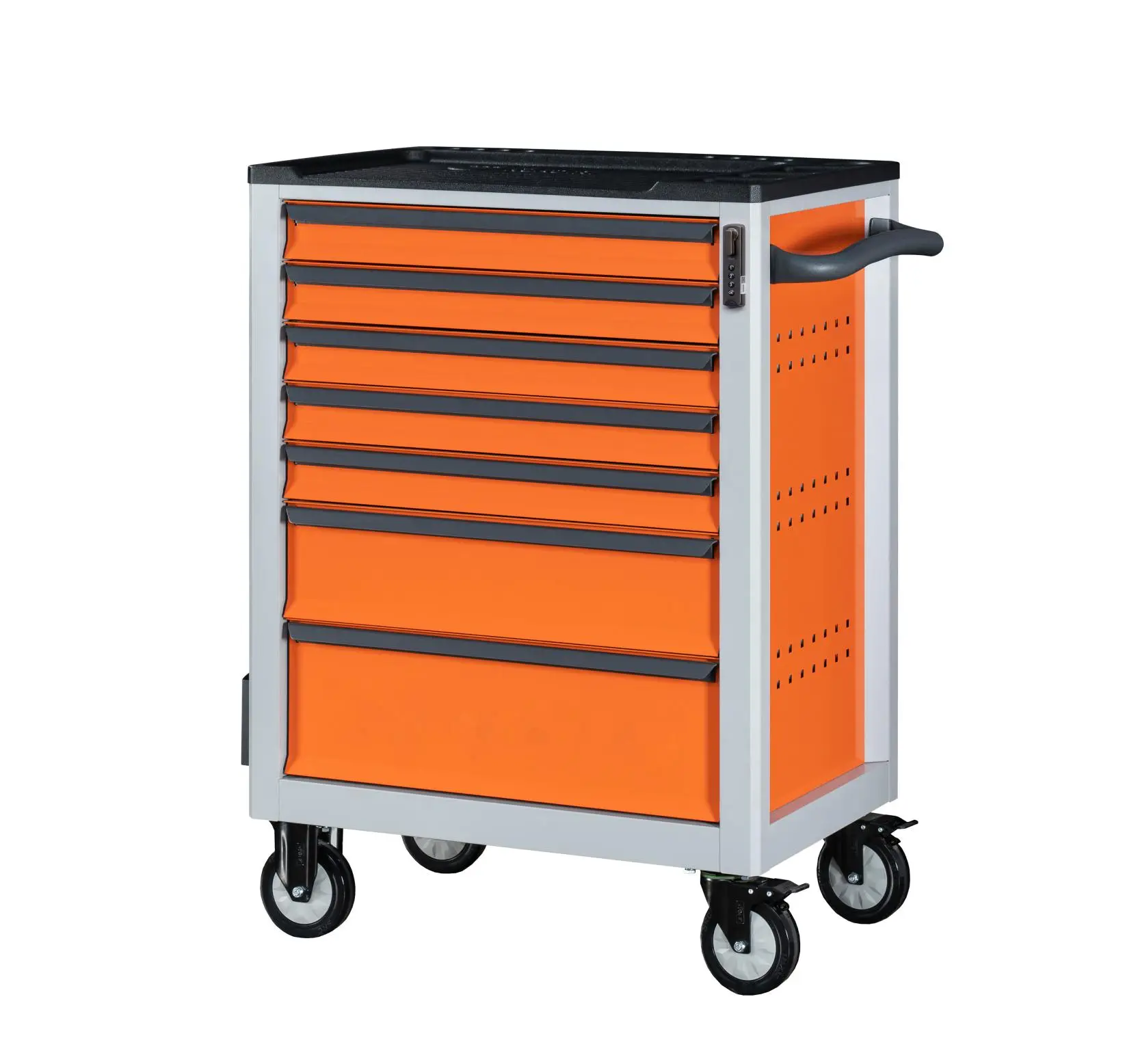 Large work bench tool cabinet workshop 7 drawers rolling metal tool cabinet