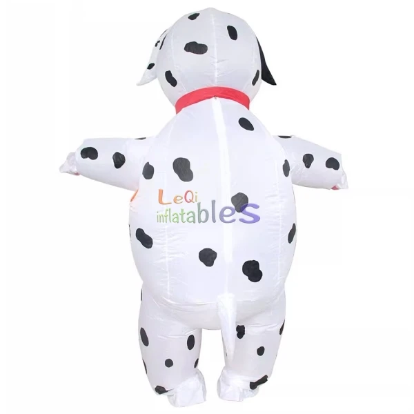Hot Sale Inflatable Pet Costume Inflatable Moving Cartoon Dalmatian Inflatable Spot Dog Costume