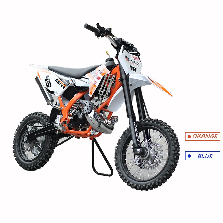 Latest design advanced CDI ignition way single cylinder engine 50cc dirt bike 2 stroke for sale