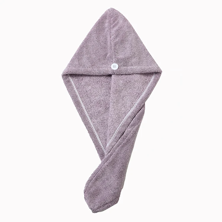 
 Ultra Absorbent Twist Hair dry towel of Bamboo hair towel wrap cap and hair turban for women  
