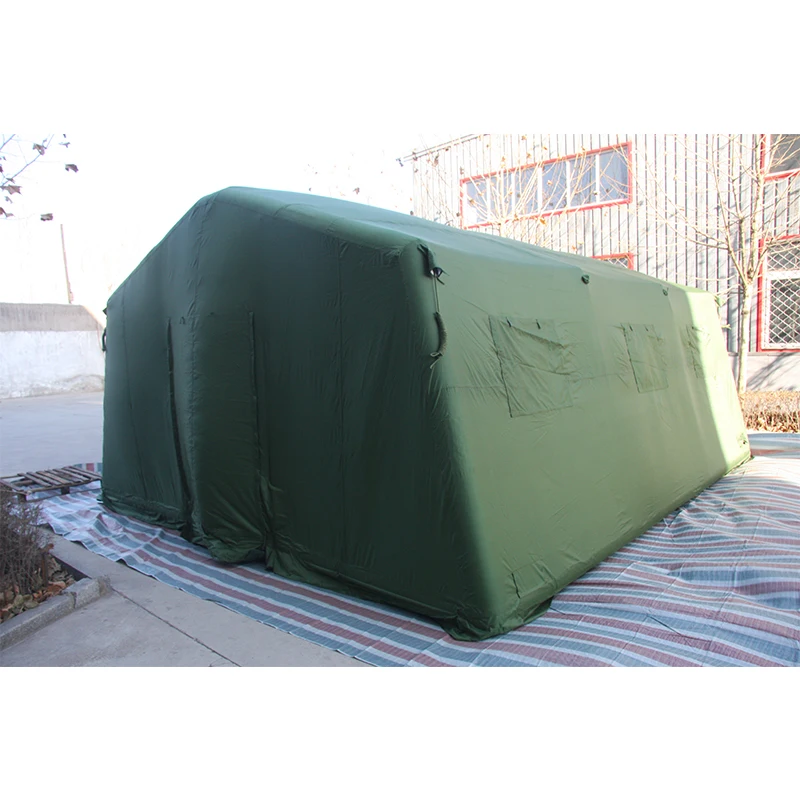Brand new 30 square meters Camouflage Military shelter Inflatable Tent for army used