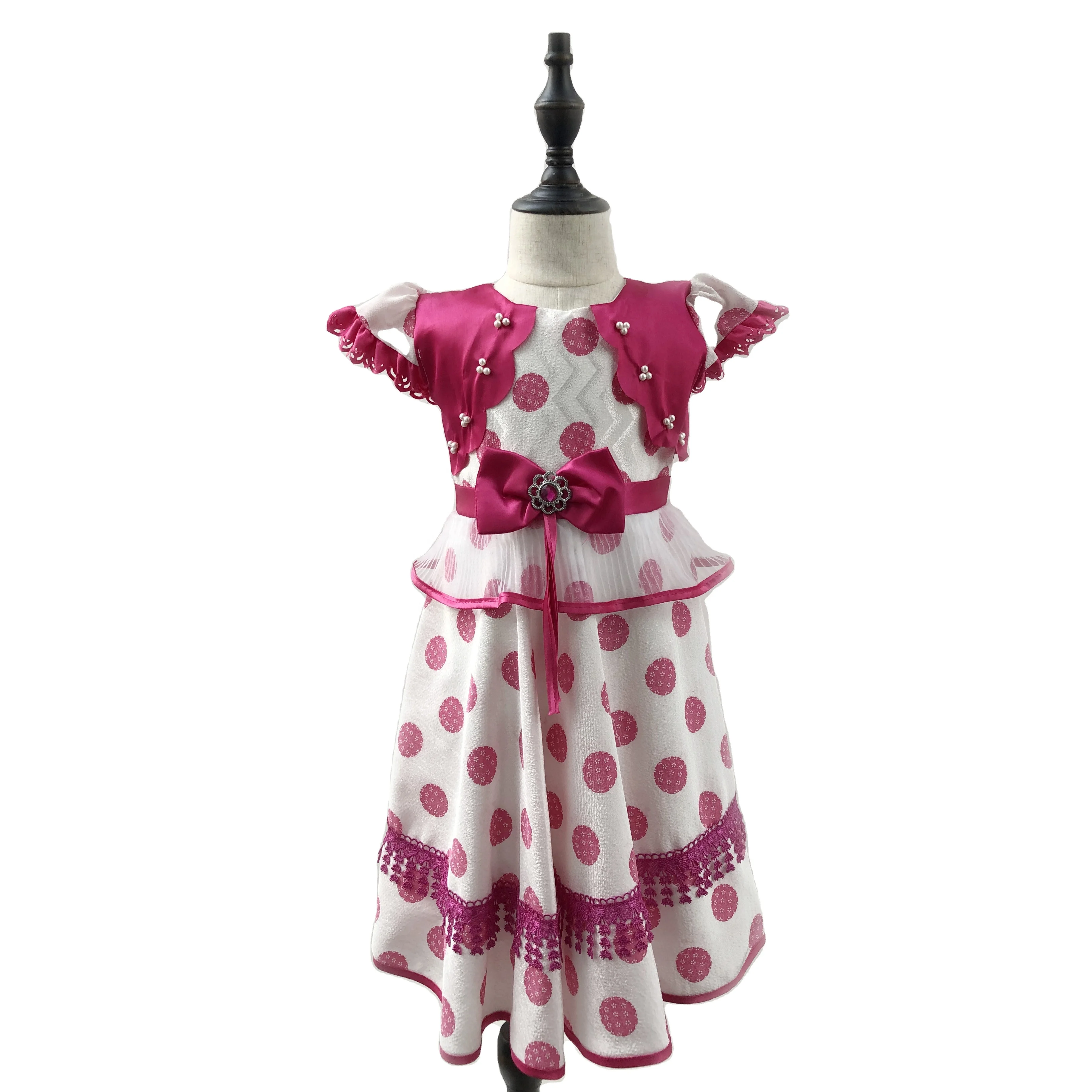 GQ184 new arrival summer 2022 fashion children beautiful girl dress for 3 - 7 years old