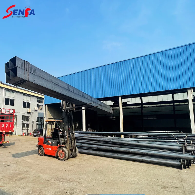 Q235 Steel Lamp Post 5-15m Galvanized Traffic Street Light/Lighting Pole