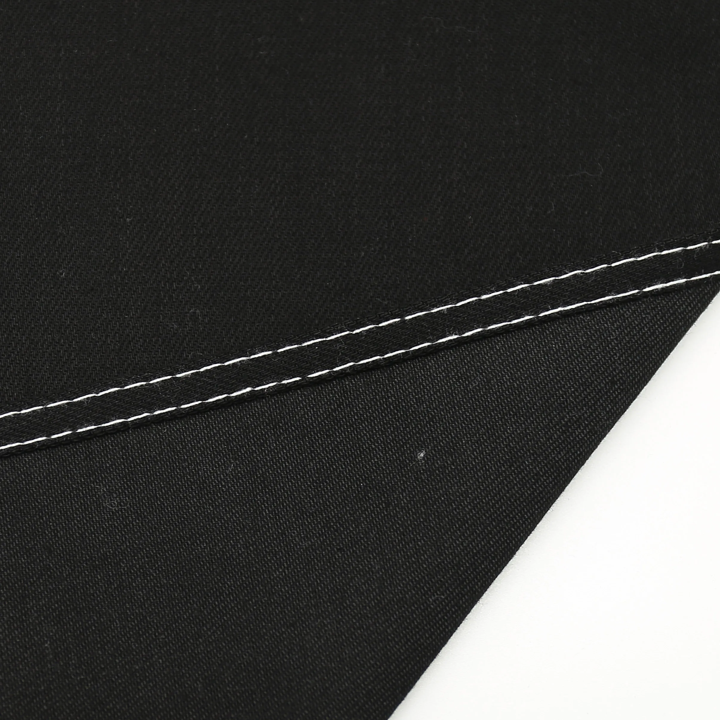 Raw Vintage Salvage Good Stretch Denim Fabric Black Stock Lot In China