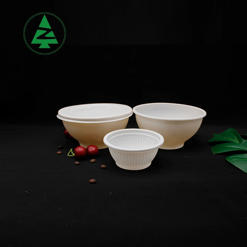 Hot sale customized biodegradable recycle disposable soup bowl ml for restaurant