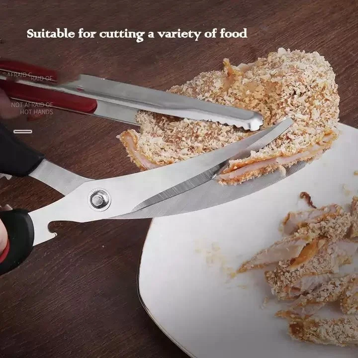 Bone Scissor for BBQ Multi-funtional kitchen scissor stainless steel kitchen Chicken Shears
