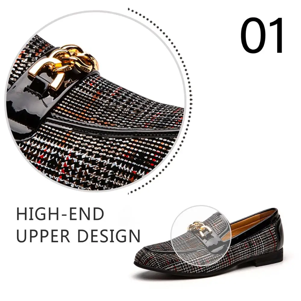 
MEIJIANA New Slip On Men Dress Shoes Handmade Loafers Men Casual Shoes Fashion Wedding Party Men 