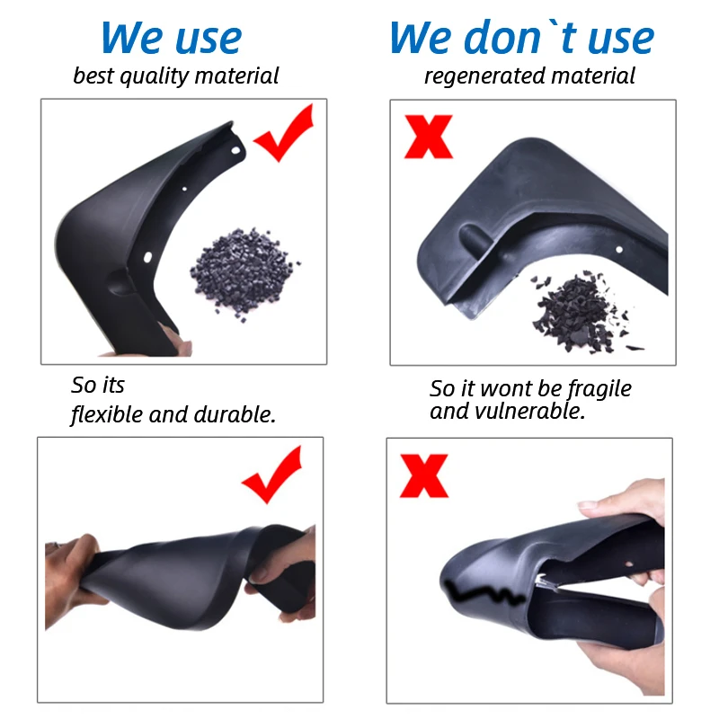 Car Mudflap for Toyota Previa XR50 2006-2019 Estima Tarago Fender Mud Guard Flap Splash Flaps Mudguards Accessories 2010 2015