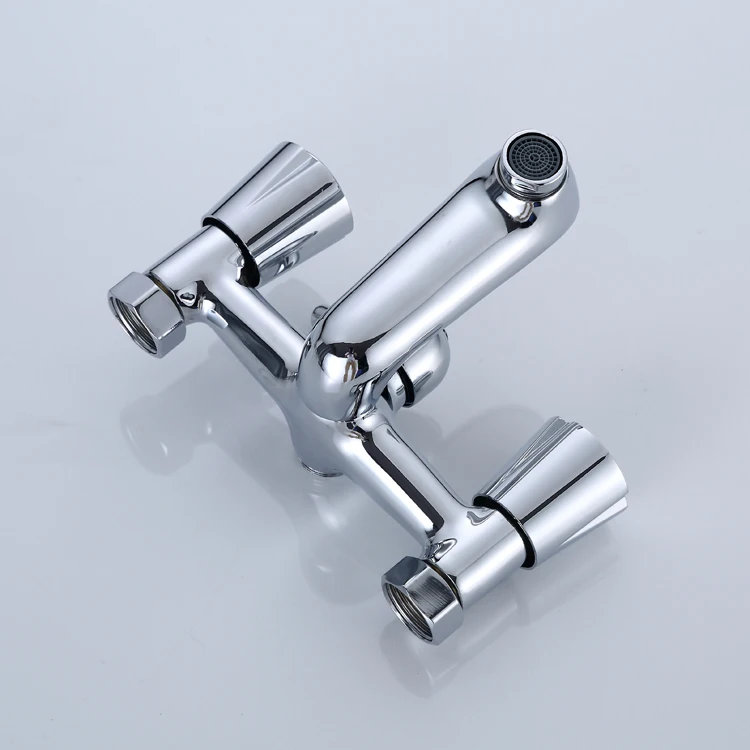 Wall Mounted Middle East Design Two Way Brass Bath Shower Mixer Set Taps Water Faucets with Cold and Hot Water
