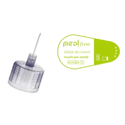 Medt fine Insulin Pen Needle 30G 5mm 100pcs Per Box