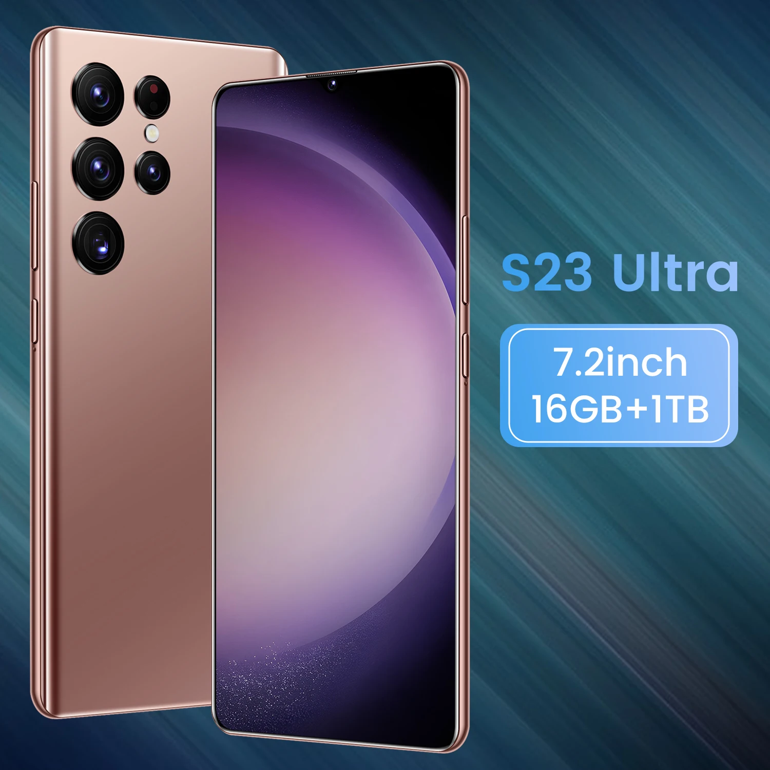 Original S23Ultra 7.2 inch 16GB + 1TB Android smartphone 10 core 5G LET phone HD screen face ID Global version mobile phone