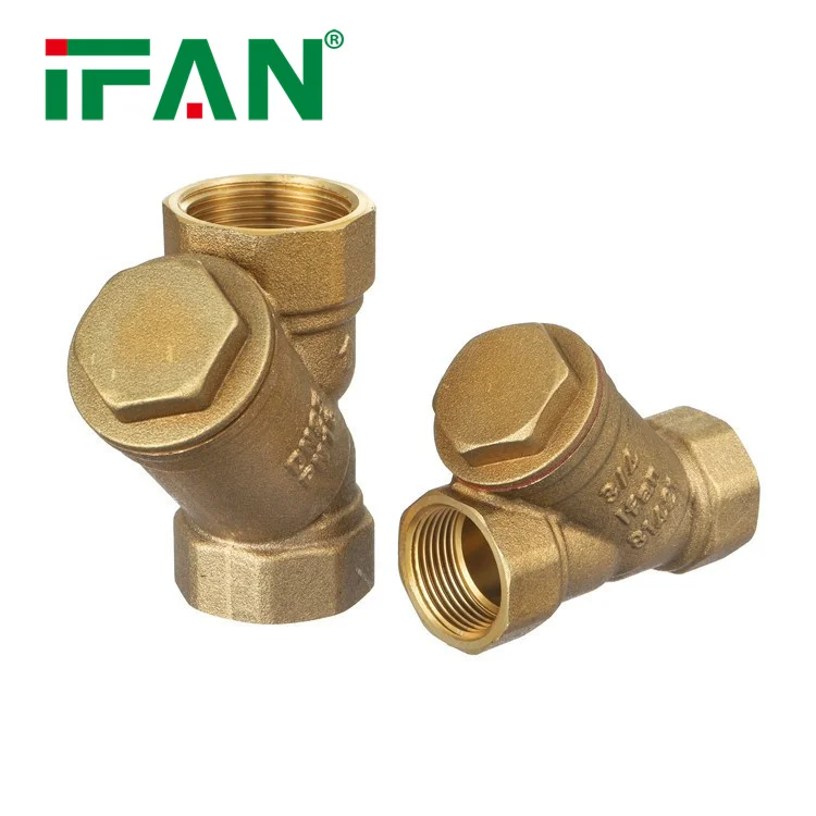 IFAN Advanced German Technology Forged 1/2 4 Inch Filter Y Type Strainer Valve Plumbing Materials Brass Filter Valve