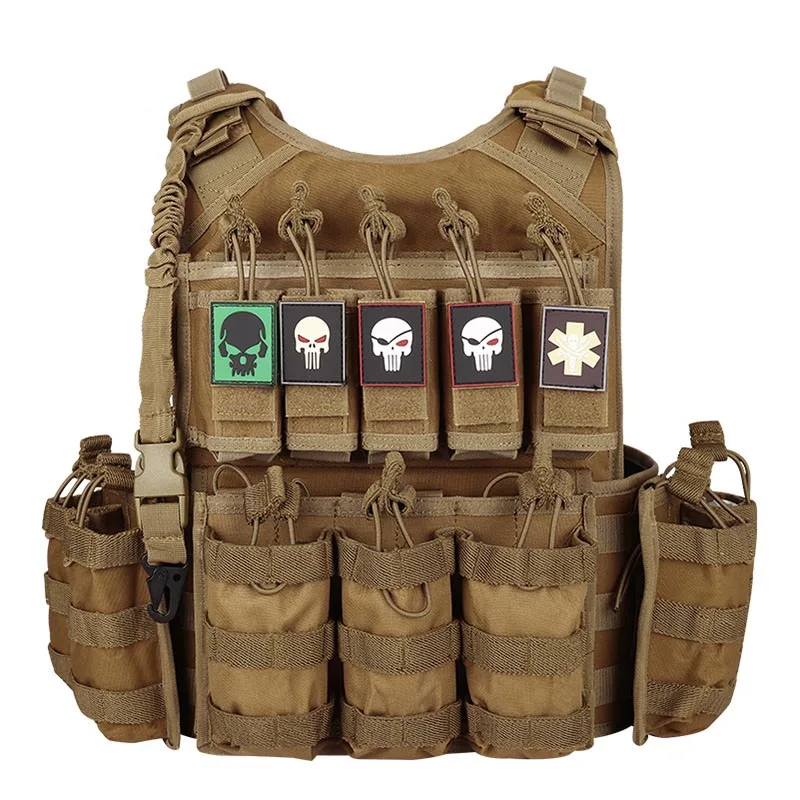 Multifunctional Waterproof Tactical Vest for Outdoor Survival Training Detachable and Reconfigurable Chest Vest
