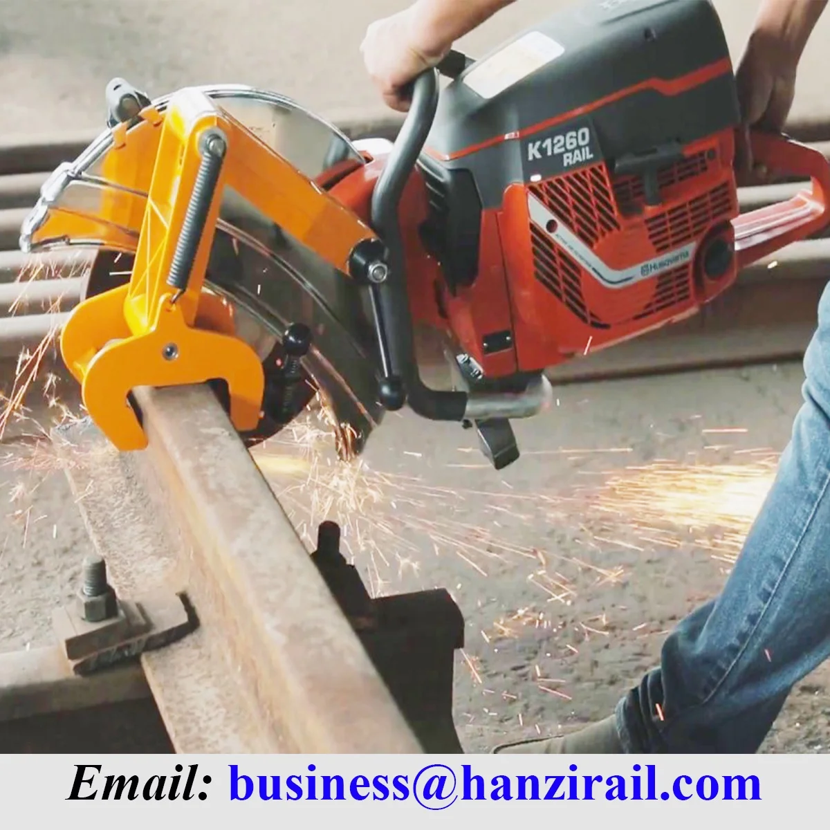 K1270 Rail Cutter Cutting Machines Railway Lines Laying Equipment