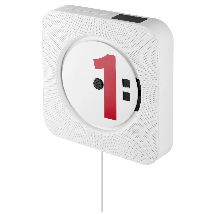 
Portable CD player FM radio Music CD player wall mountable BTH with Display 