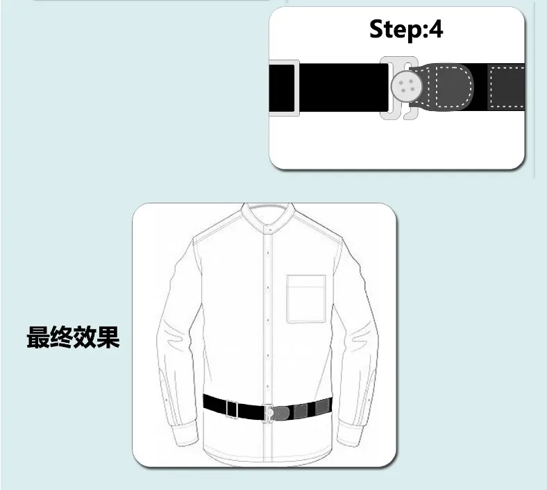 
2019 Top sale Yiwu Longkang 3.0cm shirt stays holder 