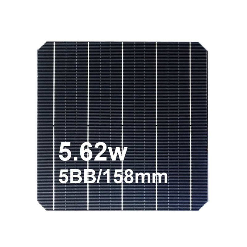 Intenergy Monocrystalline Solar Cells 5BB Transparent Silicon Solar Cell for Solar Panels