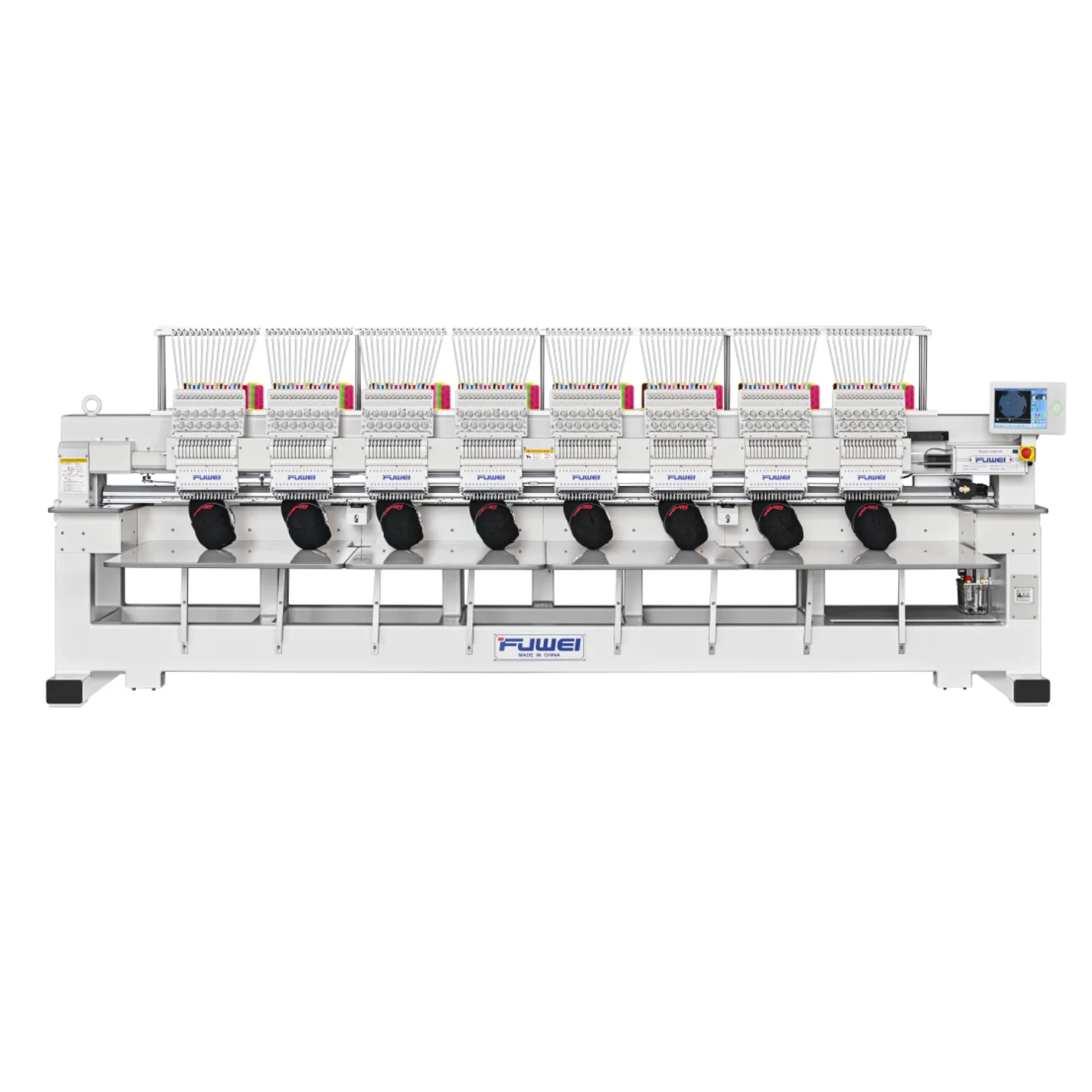 FUWEI high speed 8 heads computerized embroidery machine for sale