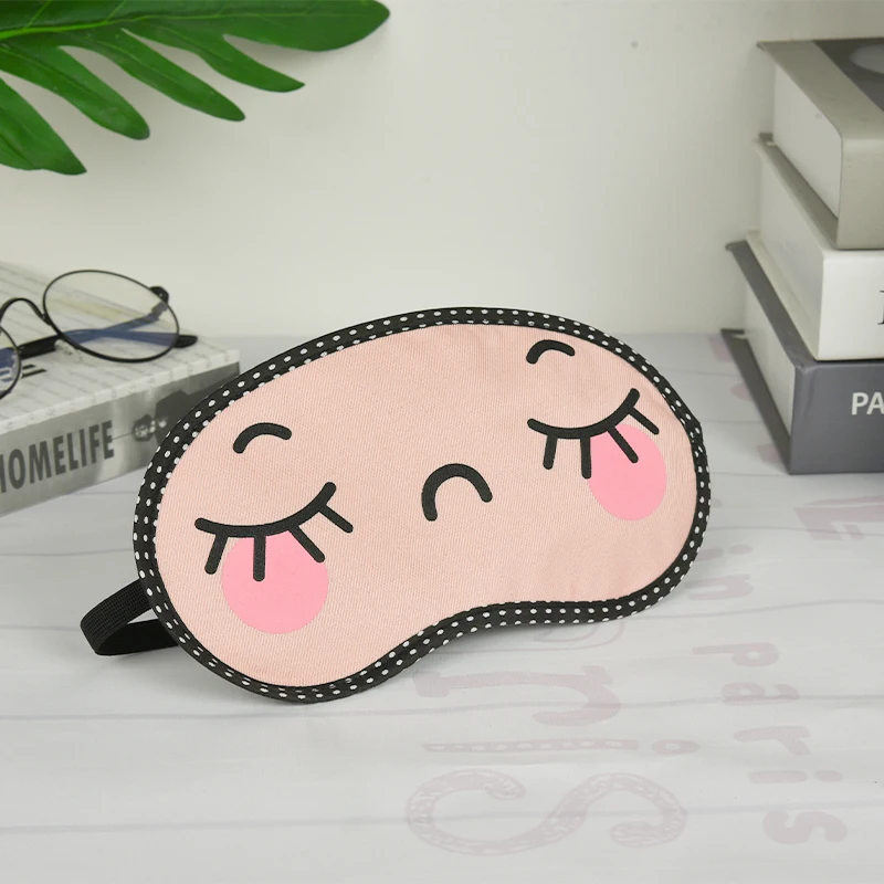 
Factory wholesale Customizable Relax Eyemask for sleeping Cartoon Eyemask Cute Comfortable Travel Sleep Eyemask 