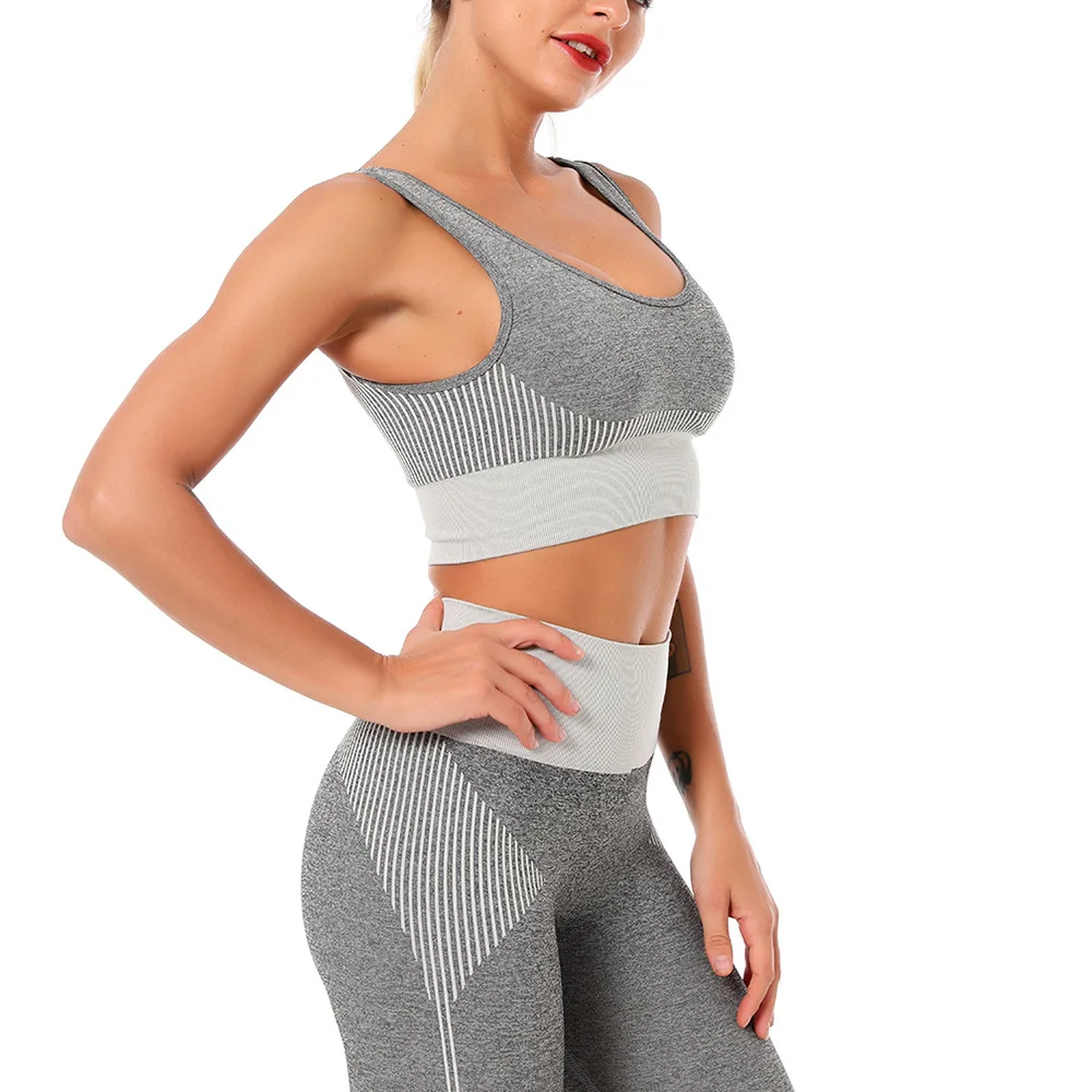Wholesale Sportswear Custom Logo Activewear Manufacturers Lady Seamless Activewear