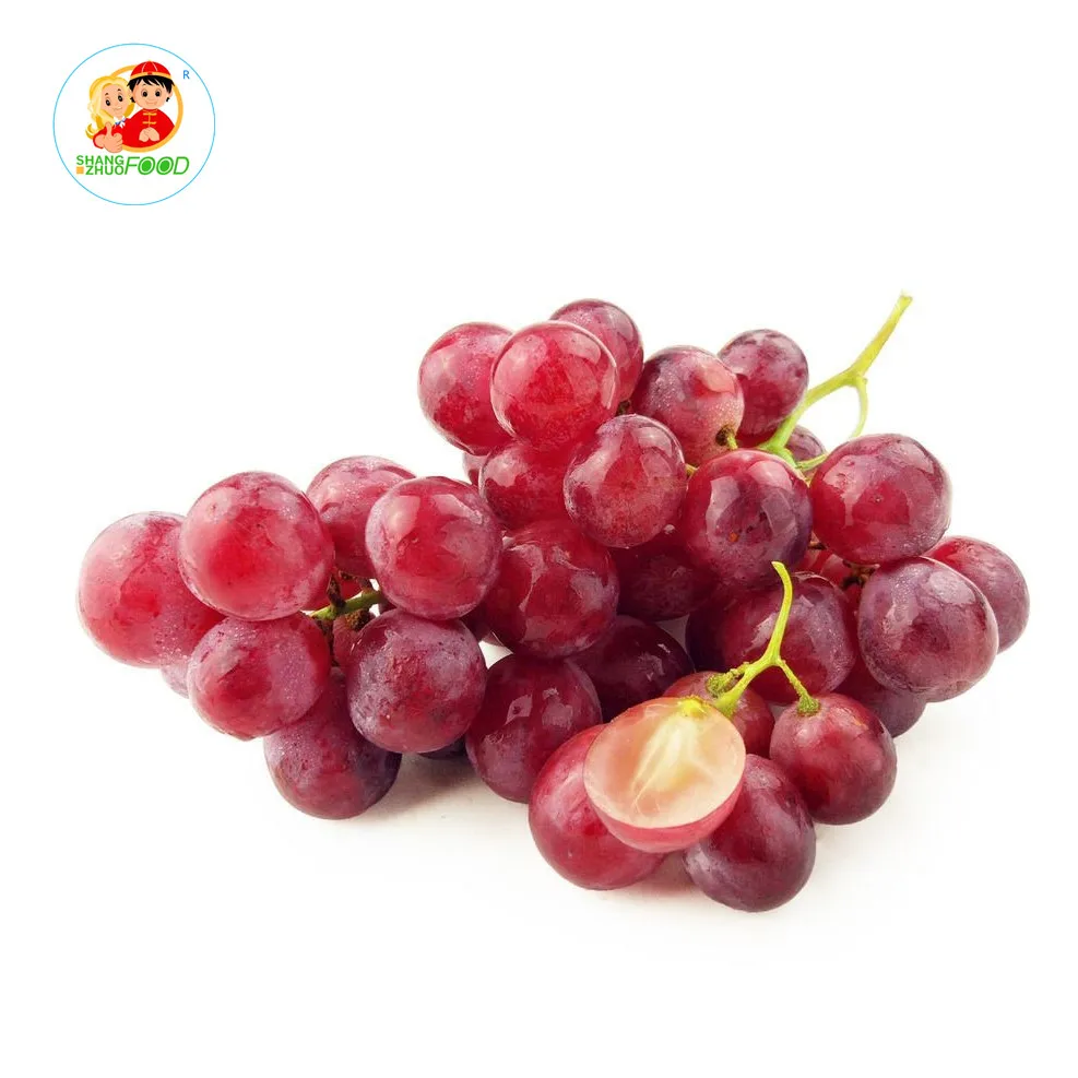 new crop Fresh Grapes Red Globe Purple Box Sweet  Style June Storage Packing Global GAP Color Origin Type Season Variety Size