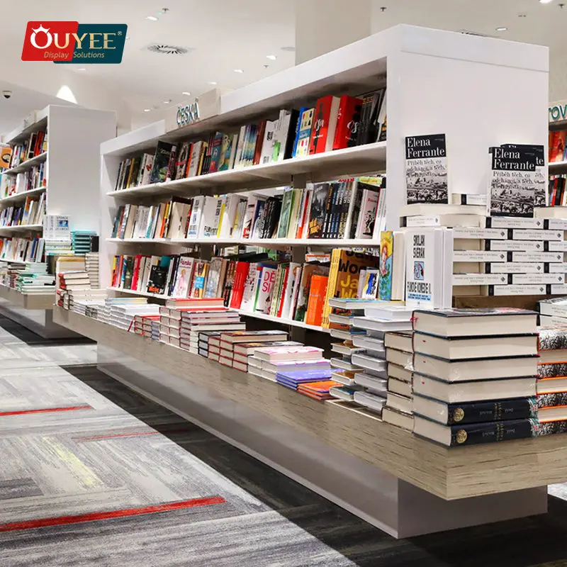 Original Showcase Bookstore Display Rack Fixture Cabinet Bookshop Library Filing Cabinet Book Shelf For Store