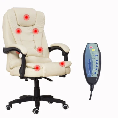 
PU Leather Executive Office Chair Office Revolving Boss Chair With massage function 