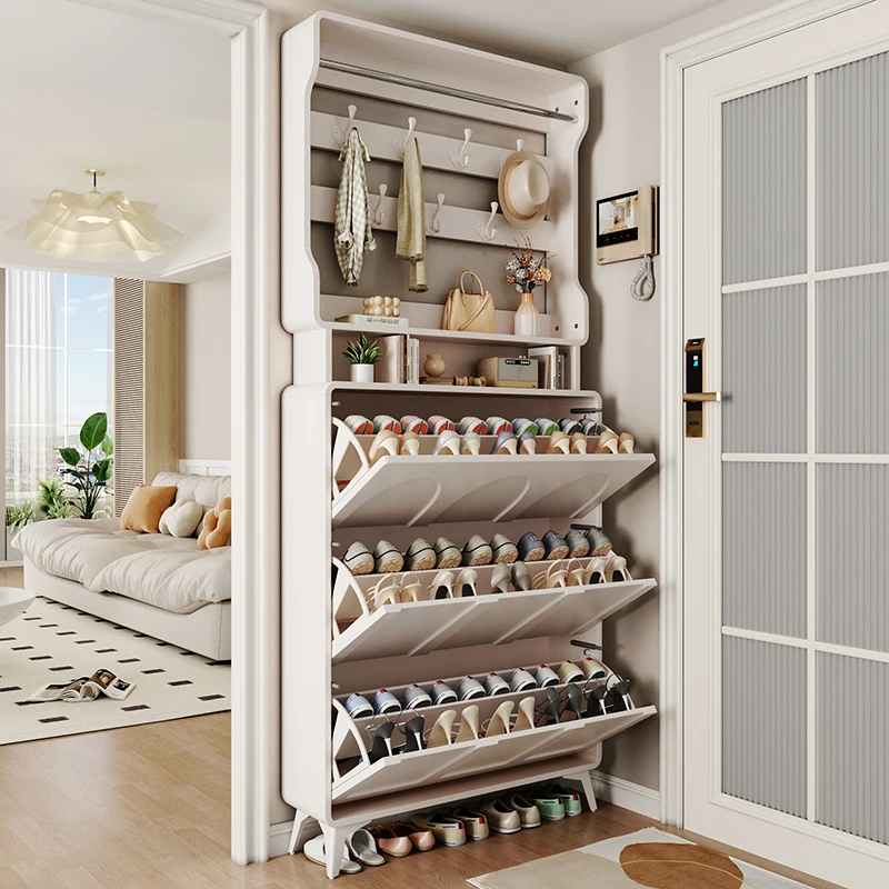 Factory wholesale multi-functional modern shoe rack home entrance furniture living room porch hanger