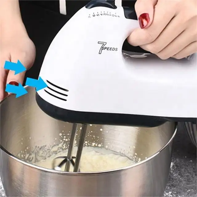 220 В, 100 Вт, 7 скоростей, домашняя кухня, взбиватель для яиц, тесто для муки, хлеба, теста, электрические пищевые смесители