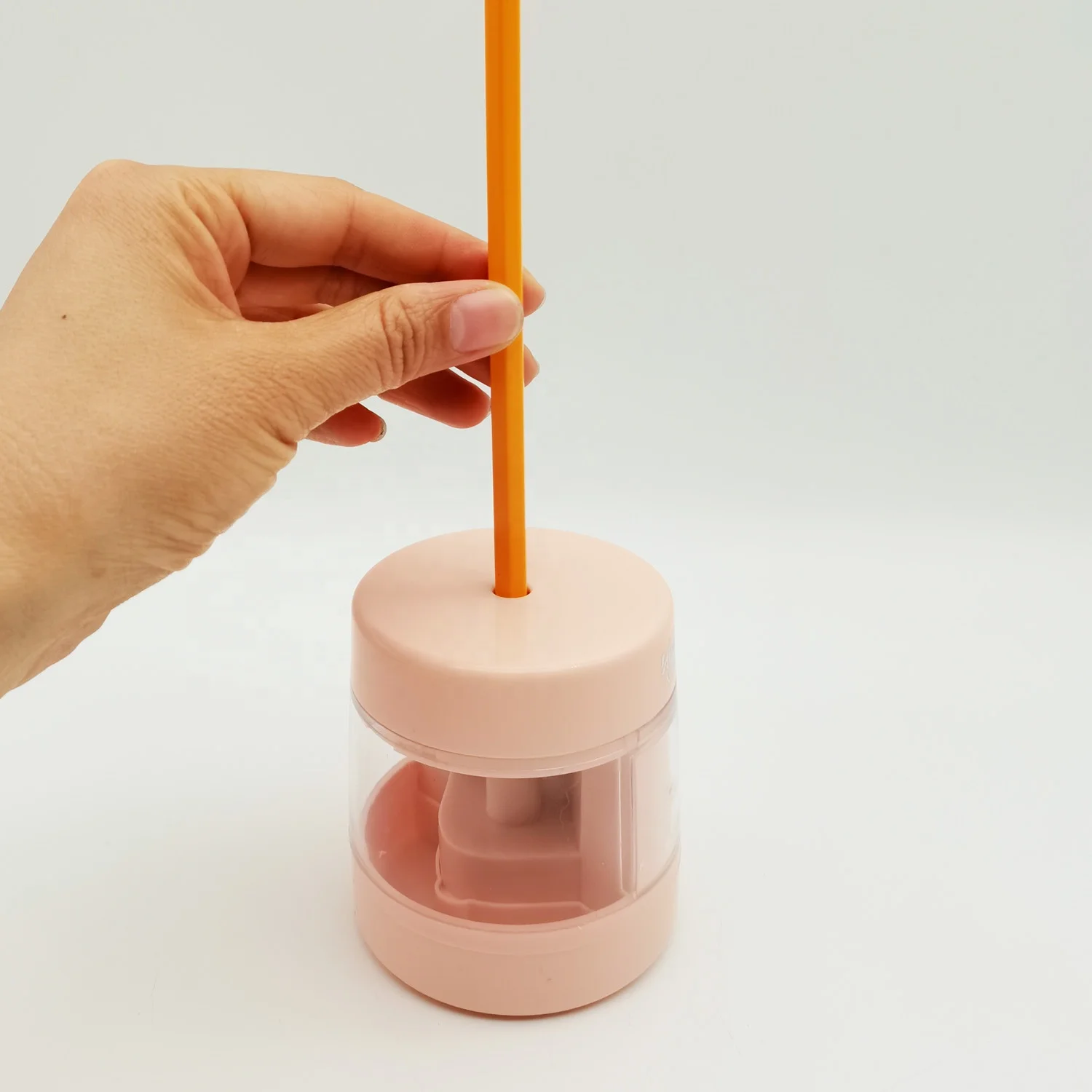 Wholesale Mini Portable Electric USB Standard Auto Pencil Sharpener  for Office School & Students Pink Stationery