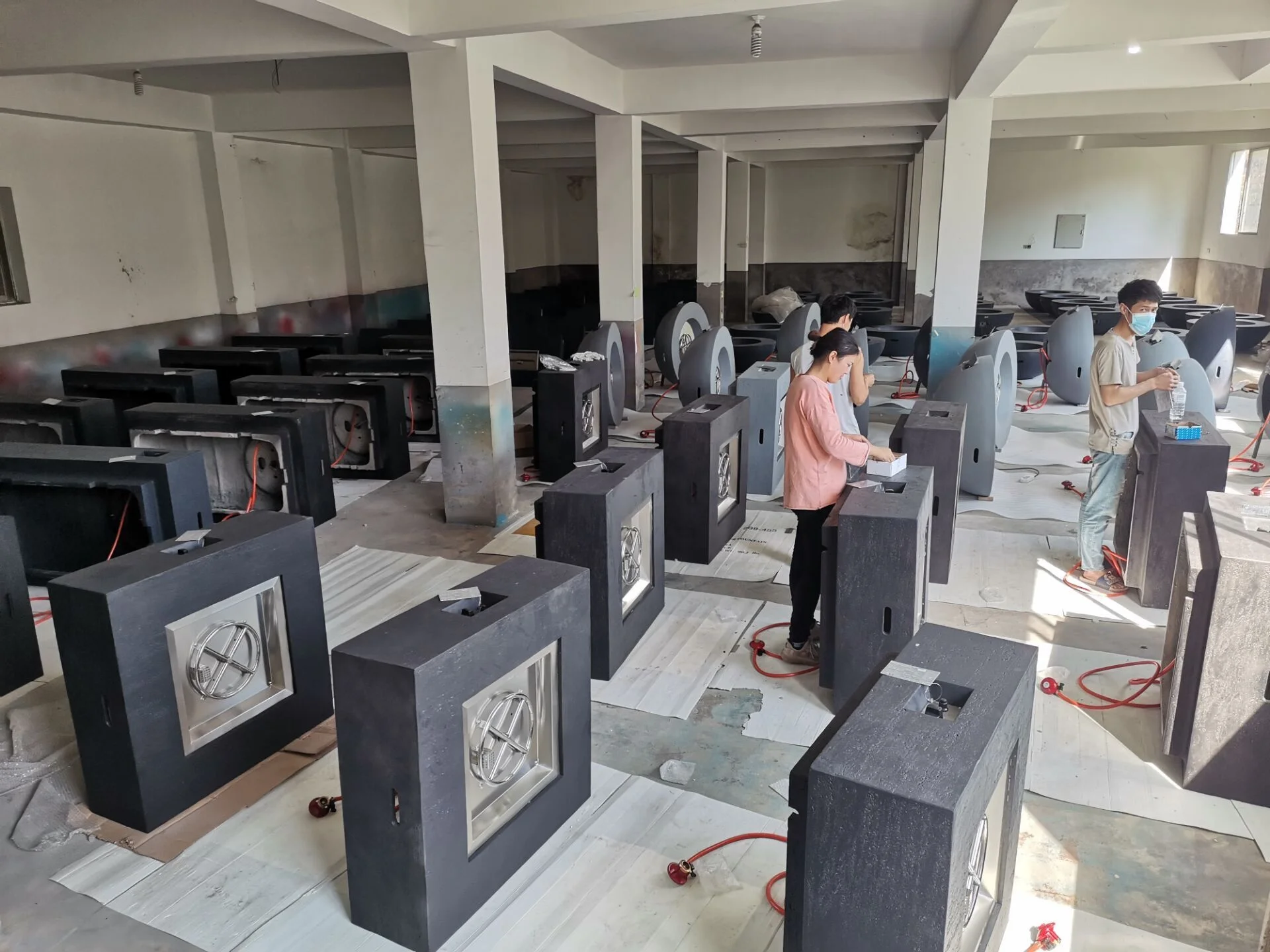 Hot selling Cheap price propane outdoor firepit table with square stainless steel fire pit burner pan