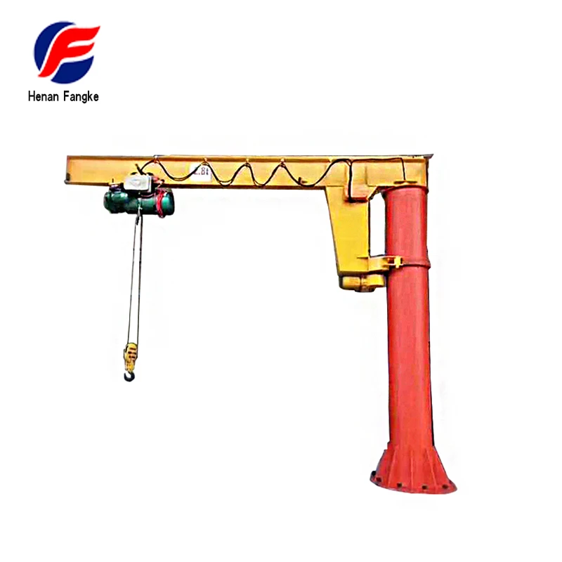 Machinery Engineering Pillar Slewing Hydraulic Jib Crane