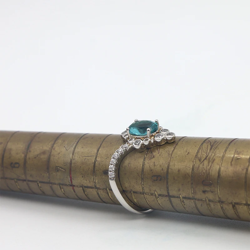 Wholesale 925 Sterling Silver Jewelry Luxury Women Ring Gemstone Crystal Stone Mixed Color Zircon Girls Ring Buy Rings In Bulk