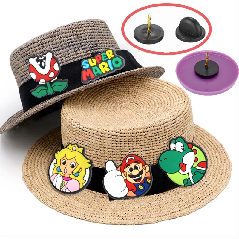 super mario brooch pins factory wholesale metal craft rubber enamel for girls women clothing bag decoration