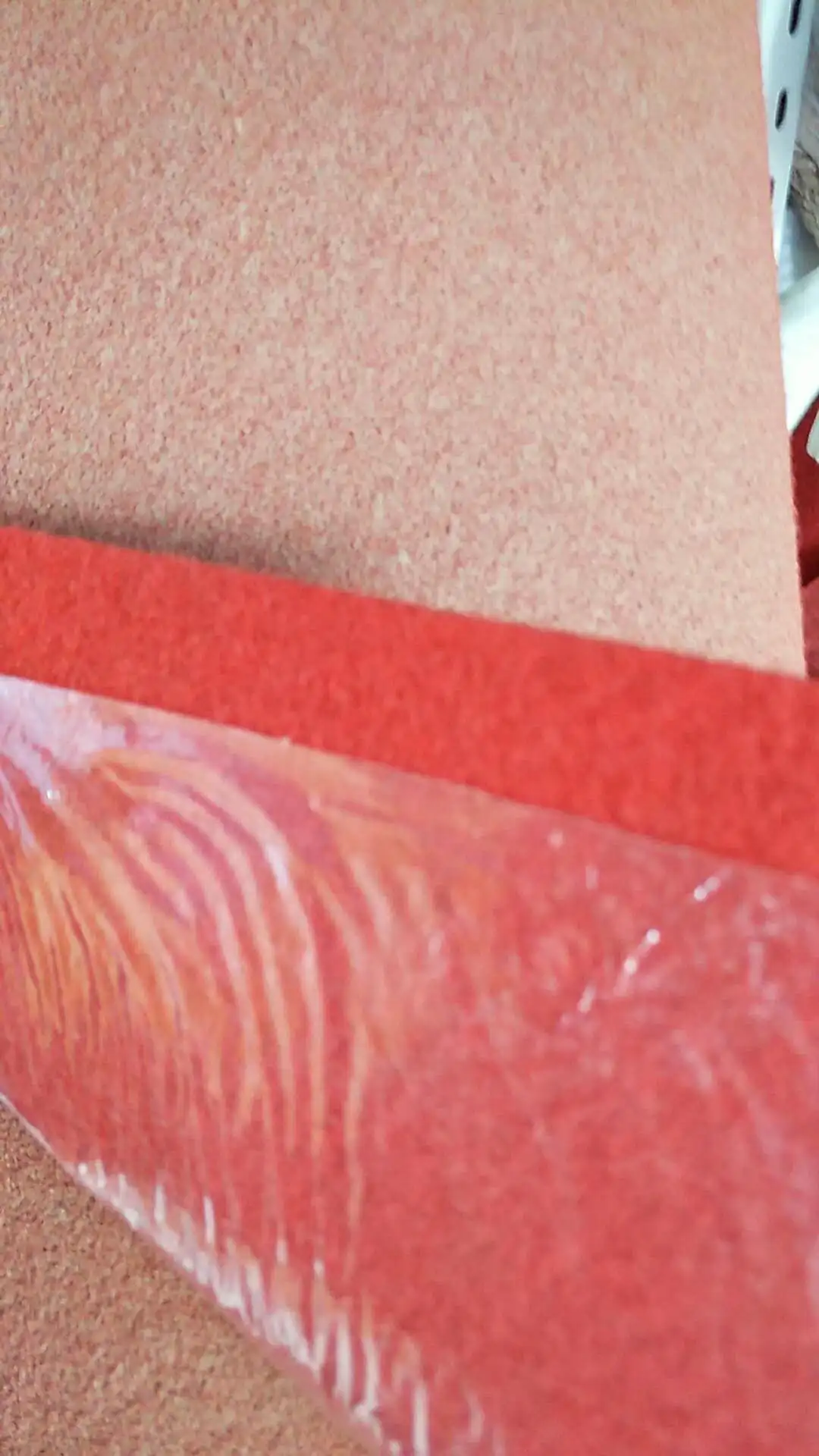 100% Polyester heavy latex backing exhibition carpet with film