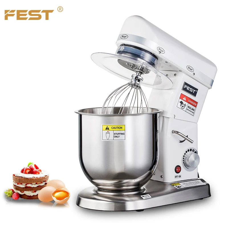 FEST home blender planetary Cake Mixer Bowl 5 Qt Flat Beater Mixer Attachments Stand Mixer 5 Liters
