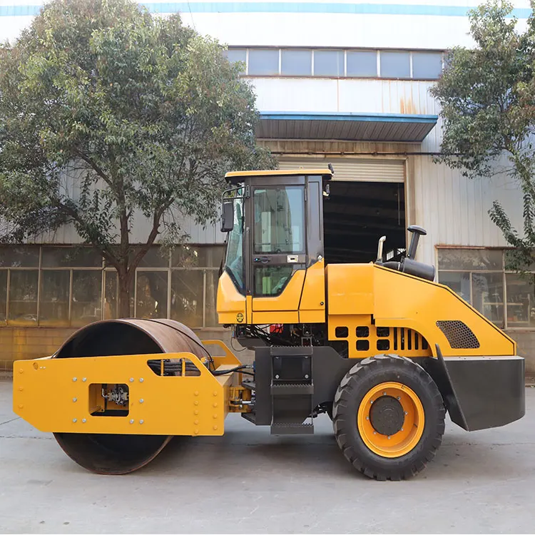 High Quality New Vibratory Road Roller Single Drum Road Roller Compactor With Roller Parts For Sale