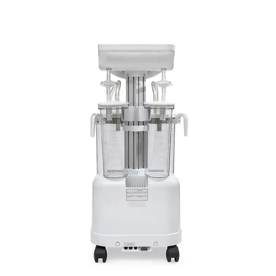 IN-I050A Medical Electric Suction Device Negative Pressure Portable Low Noise Phlegm Suction Machine With Double Bottle 2500ml*2