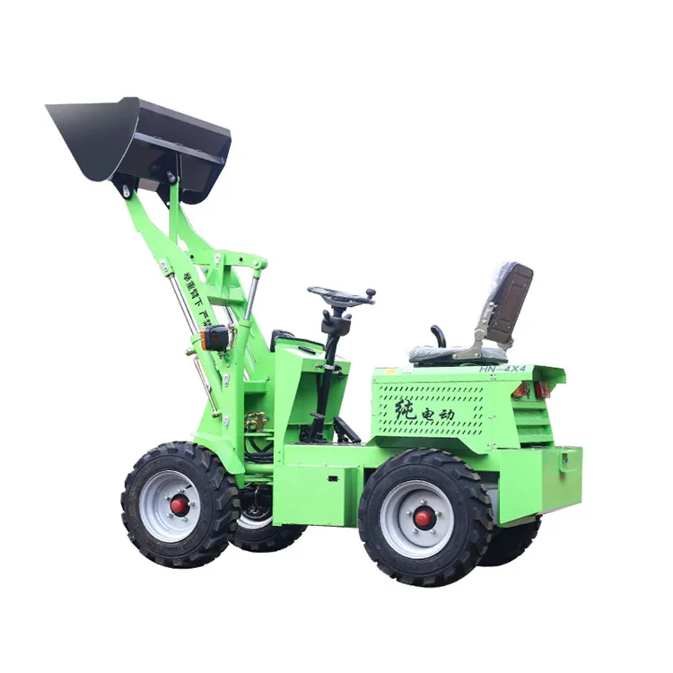 Diesel/Electric Mini small Wheel Backhoe Loader for  Construction Works