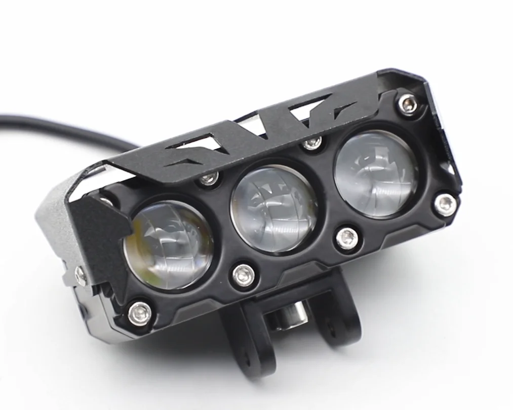 External laser gun super bright high low beam led motorcycle light