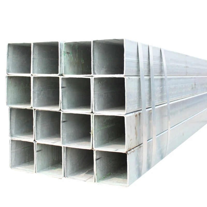20*20mm 1.5 1.2 inch hot sale sizes and weight chart gi square pipe galvanized steel pipe galvanism pipes