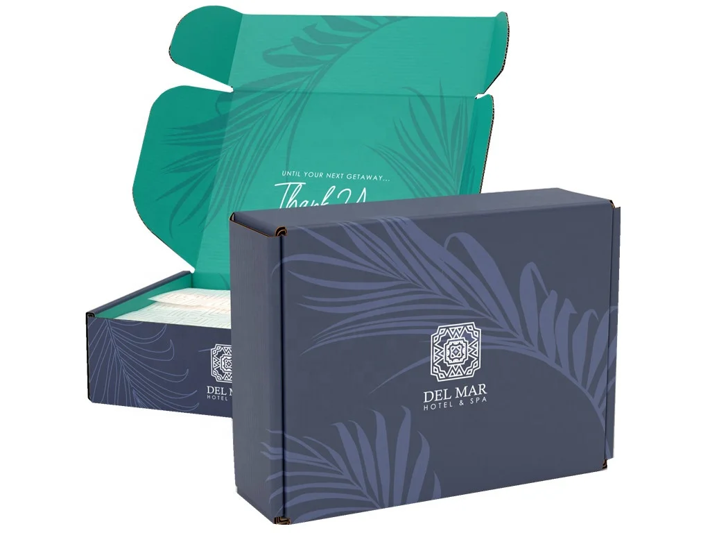 Wholesale Custom Logo Designed Paper Box Package Packaging Corrugated Mailer Cosmetic Applicators Shipping Boxes Cartons