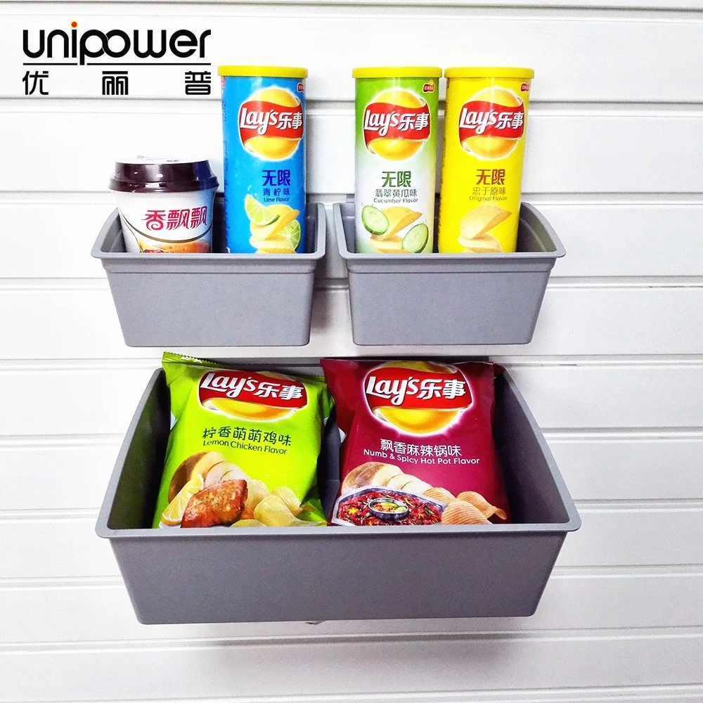 Система хранения гаража, настенные пластиковые ящики для хранения, прозрачный цвет