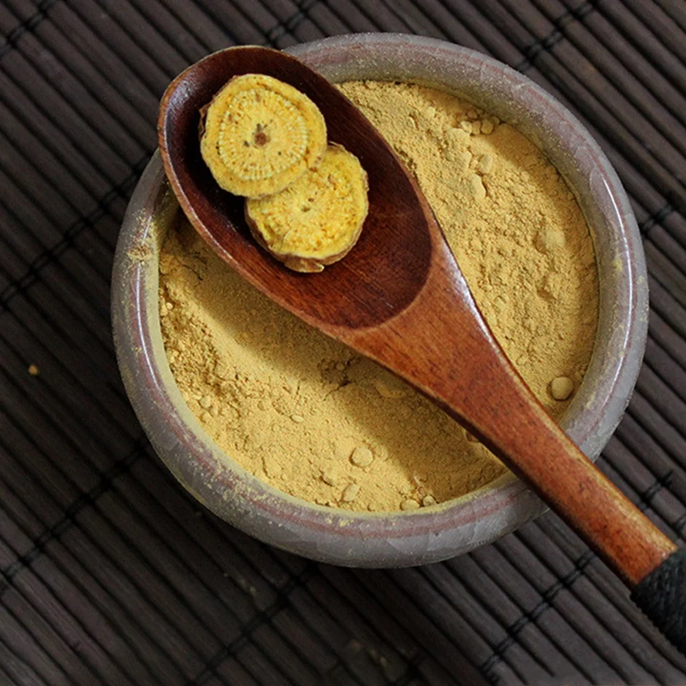 
Freshly ground pure scutellaria powder Chinese medicinal herbs and healthy foot bath powder 